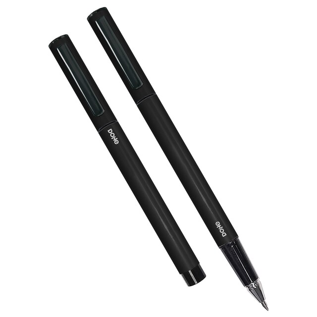 Imagen 0 de Bolígrafo de tinta de gel azul modelo Elipse marca Dohe color negro.