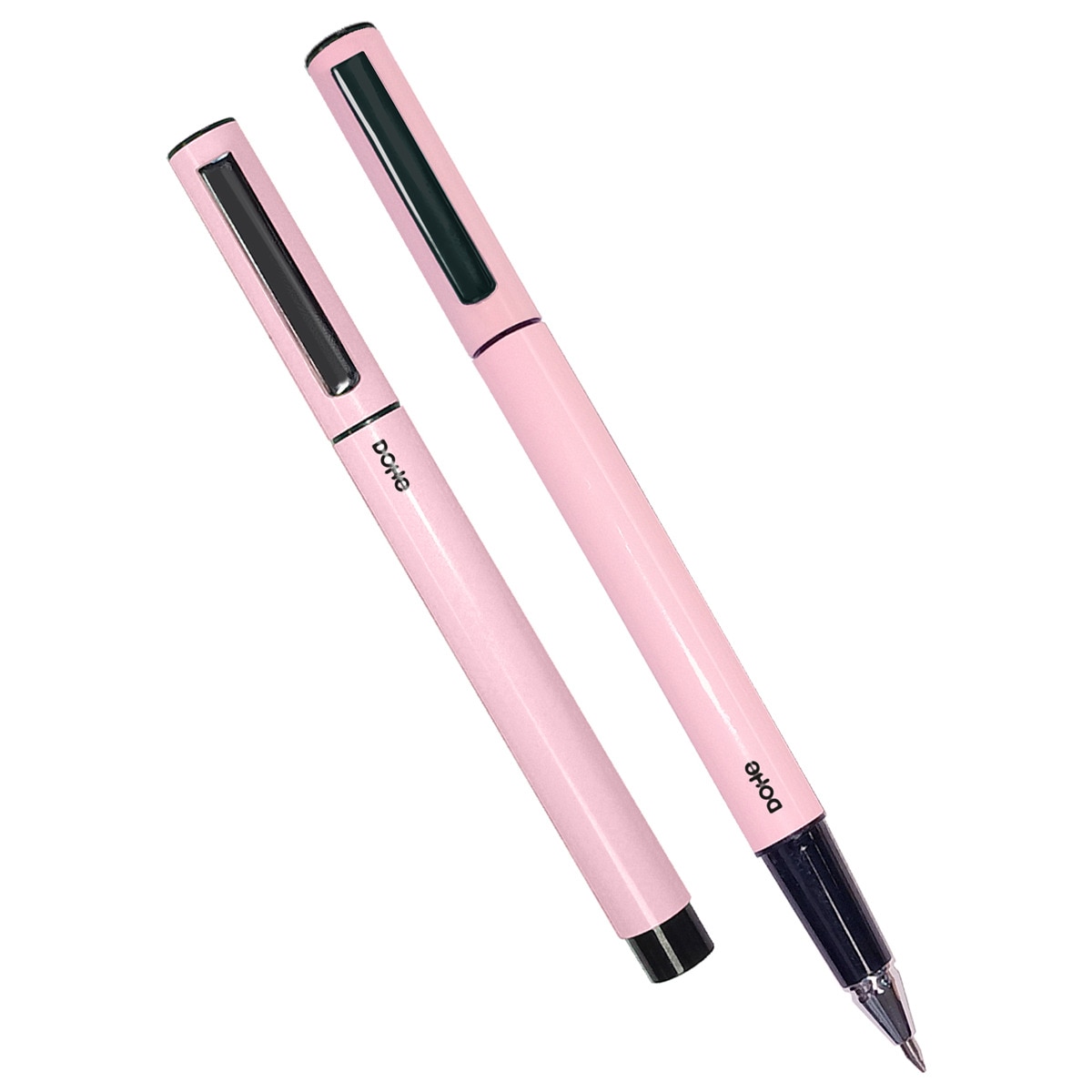 Imagen 0 de Bolígrafo de tinta de gel azul modelo Elipse  marca Dohe color rosa pastel.