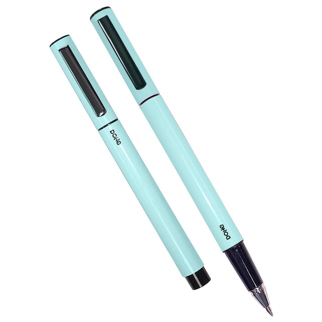 Imagen 0 de Bolígrafo de tinta de gel azul modelo Elipse  marca Dohe color verde pastel.
