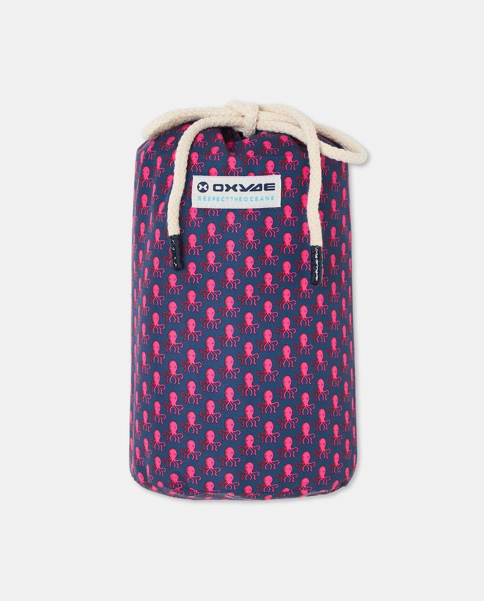 Calções de Banho com Dois Bolsos Laterais Fúcsia-4