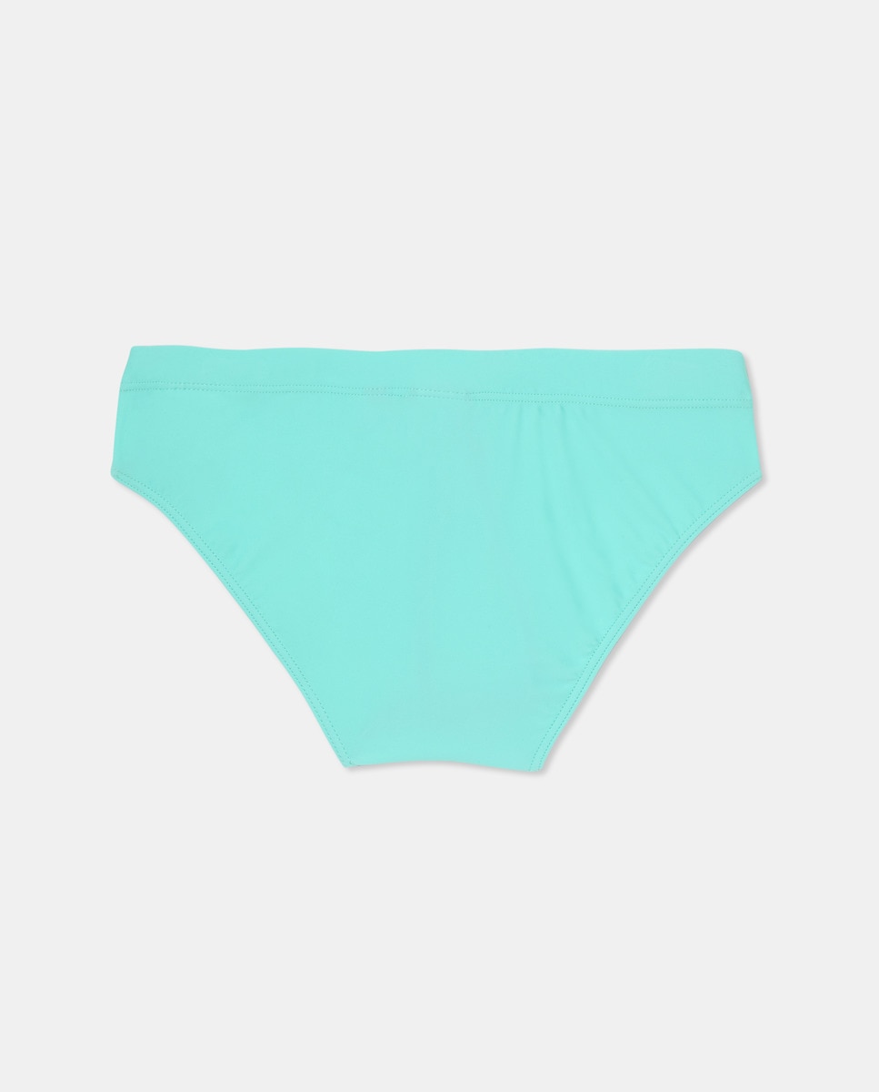 Slip de Banho Liso de Licra Celeste-2