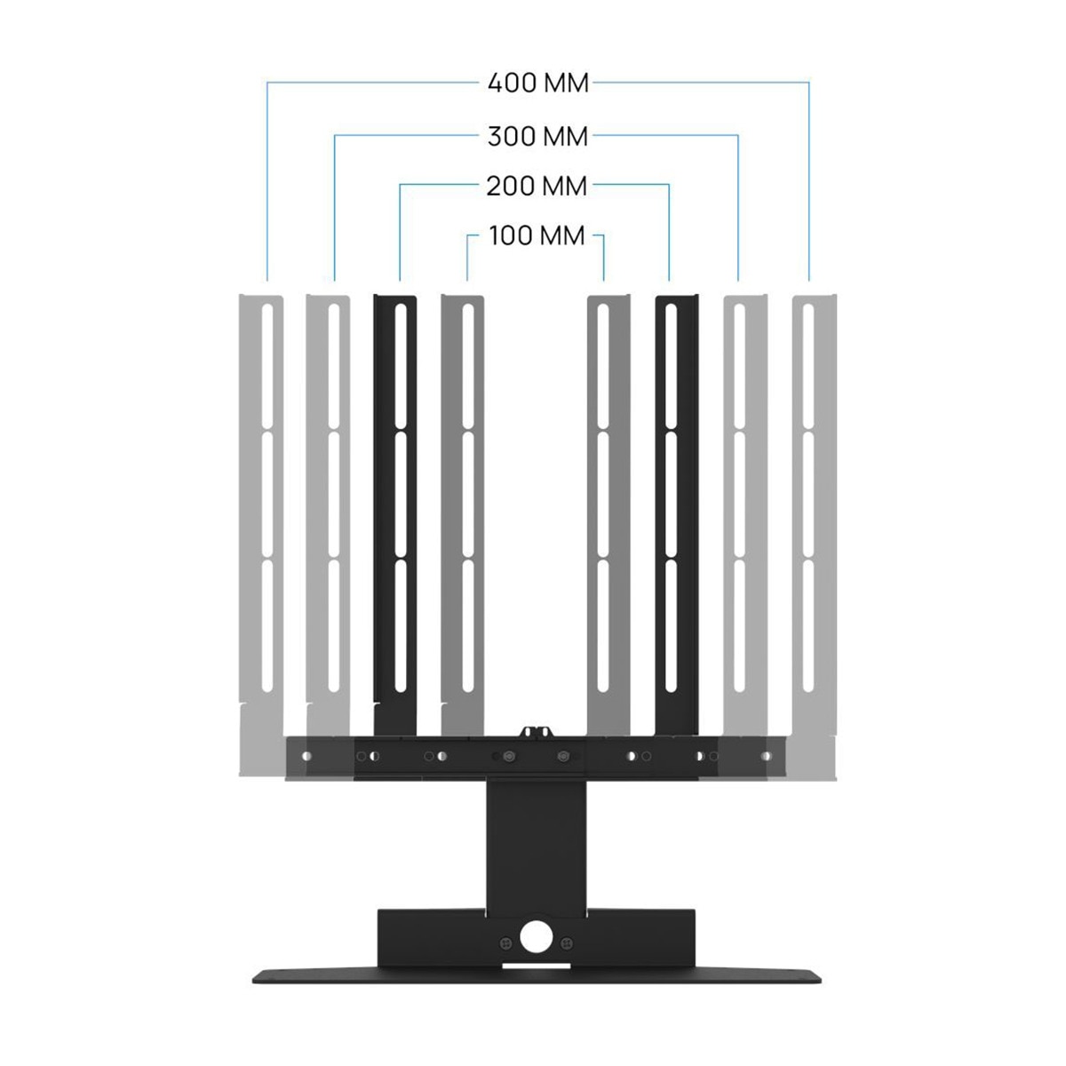 Soporte para la barra Loewe klang bar 5 mr o klang bar 3 mr Negro-3