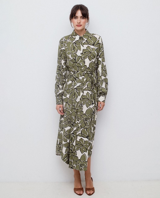 Imagen 0 de Vestido camisero midi