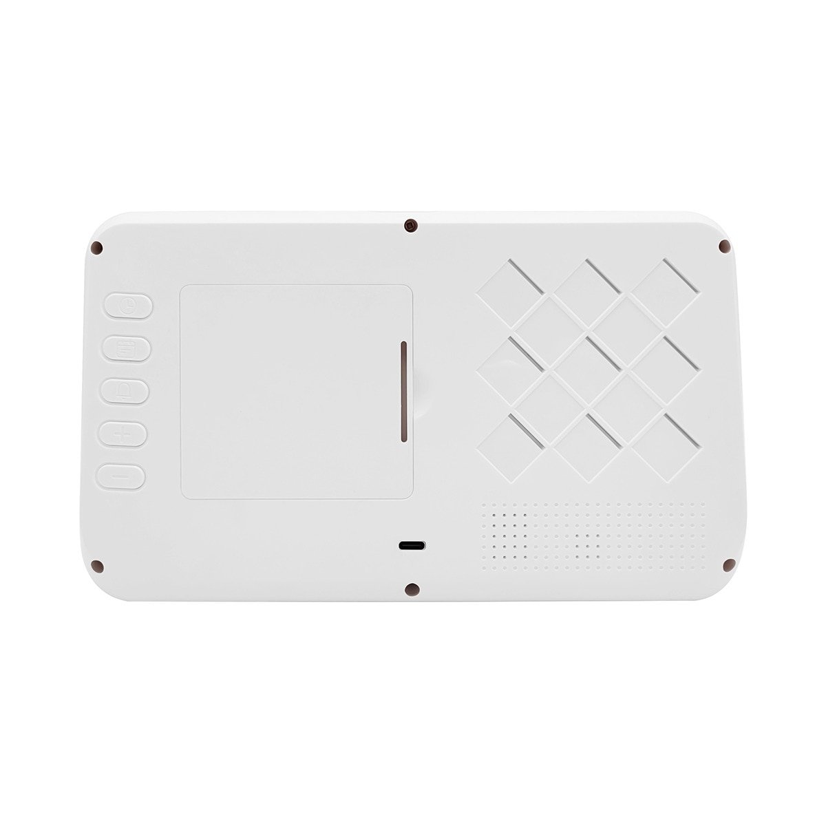 Reloj despertador Inves HX-8316 con batería o CA Blanco-2