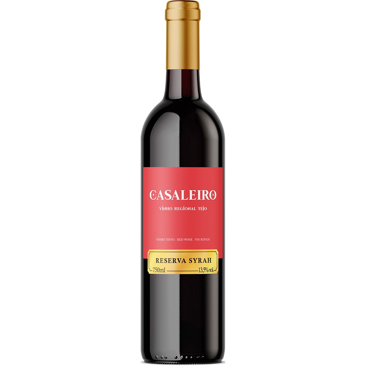 Vinho Tinto Regional do Tejo Reserva Syrah garrafa 75 cl