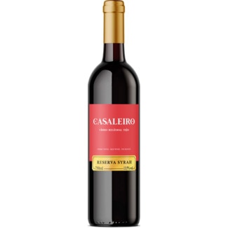 Vinho Tinto Regional do Tejo Reserva Syrah garrafa 75 cl - Casaleiro