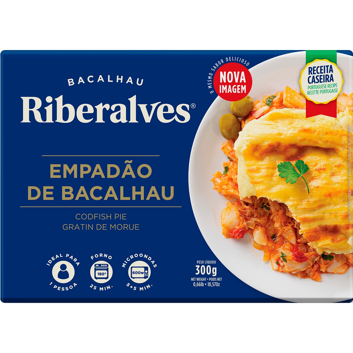 Empadão de Bacalhau embalagem 300 g