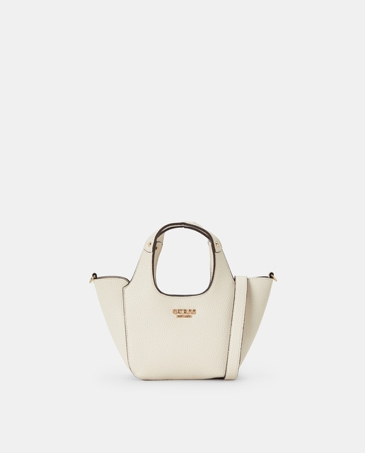 Imagen 0 de Bolso de hombro tote pequeño con cierre imantado y pouchette