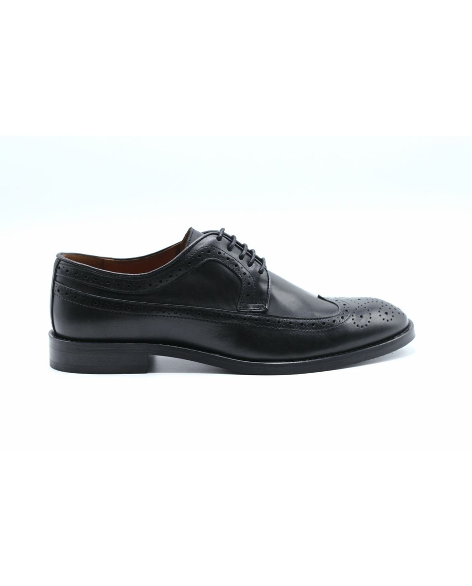 Sapato Cordões Cor Preto Preto-1