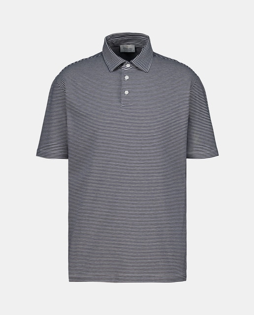 Imagen 0 de Polo de hombre manga corta jersey fantasía rayas supima elastán
