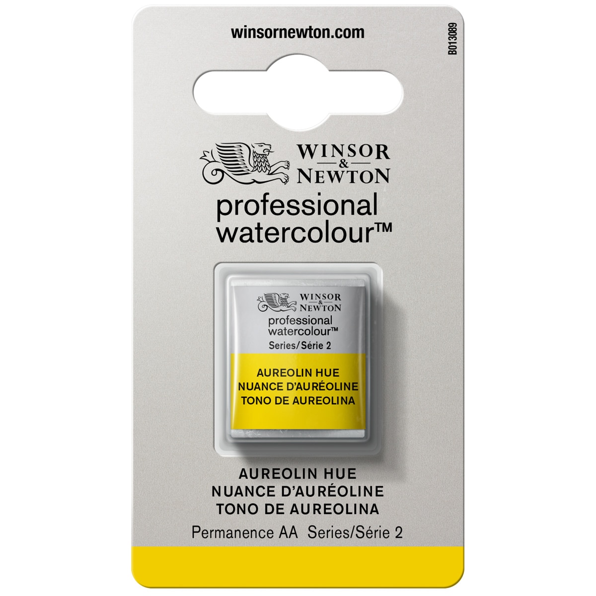 Imagen 0 de Media pastilla acuarela  profesional Winsor&Newton Aureolina
