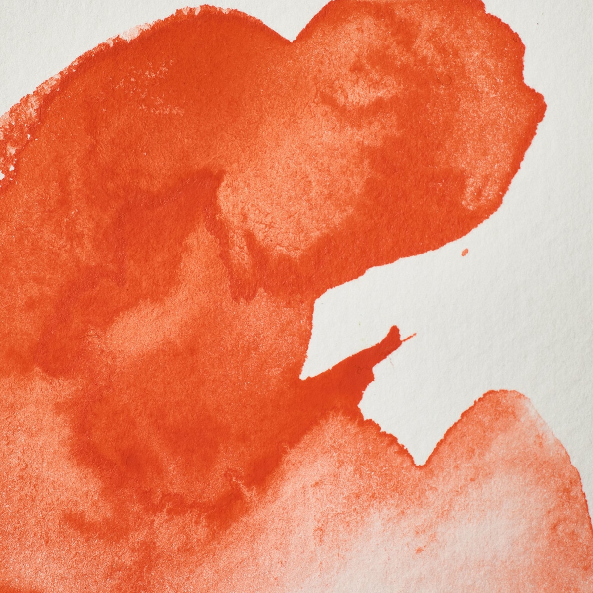 Meia pastilha de aguarela professional Winsor&Newton Laranja Fields 2