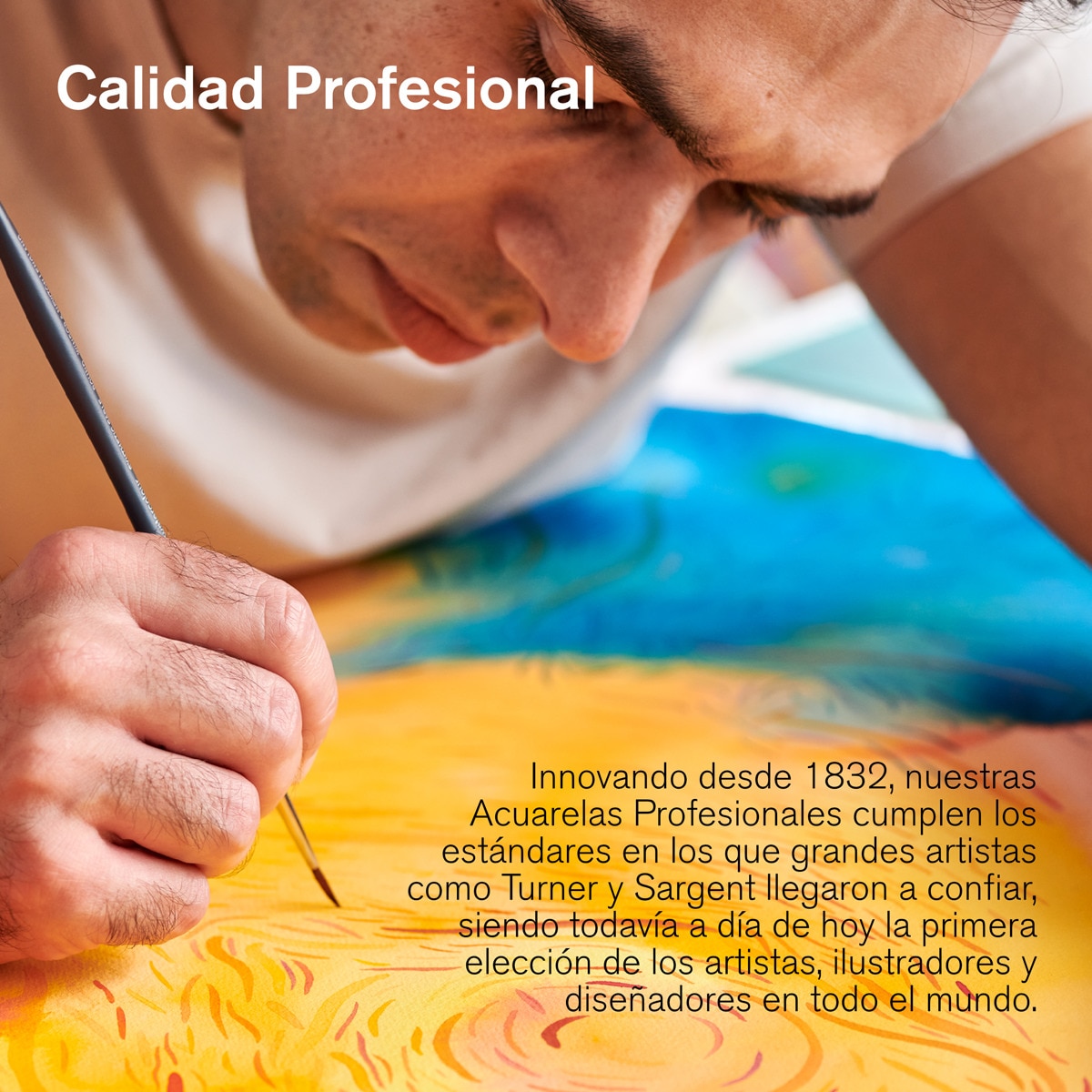 Tubo acuarela profesional 14 ml Winsor&Newton Gris Oswald 3