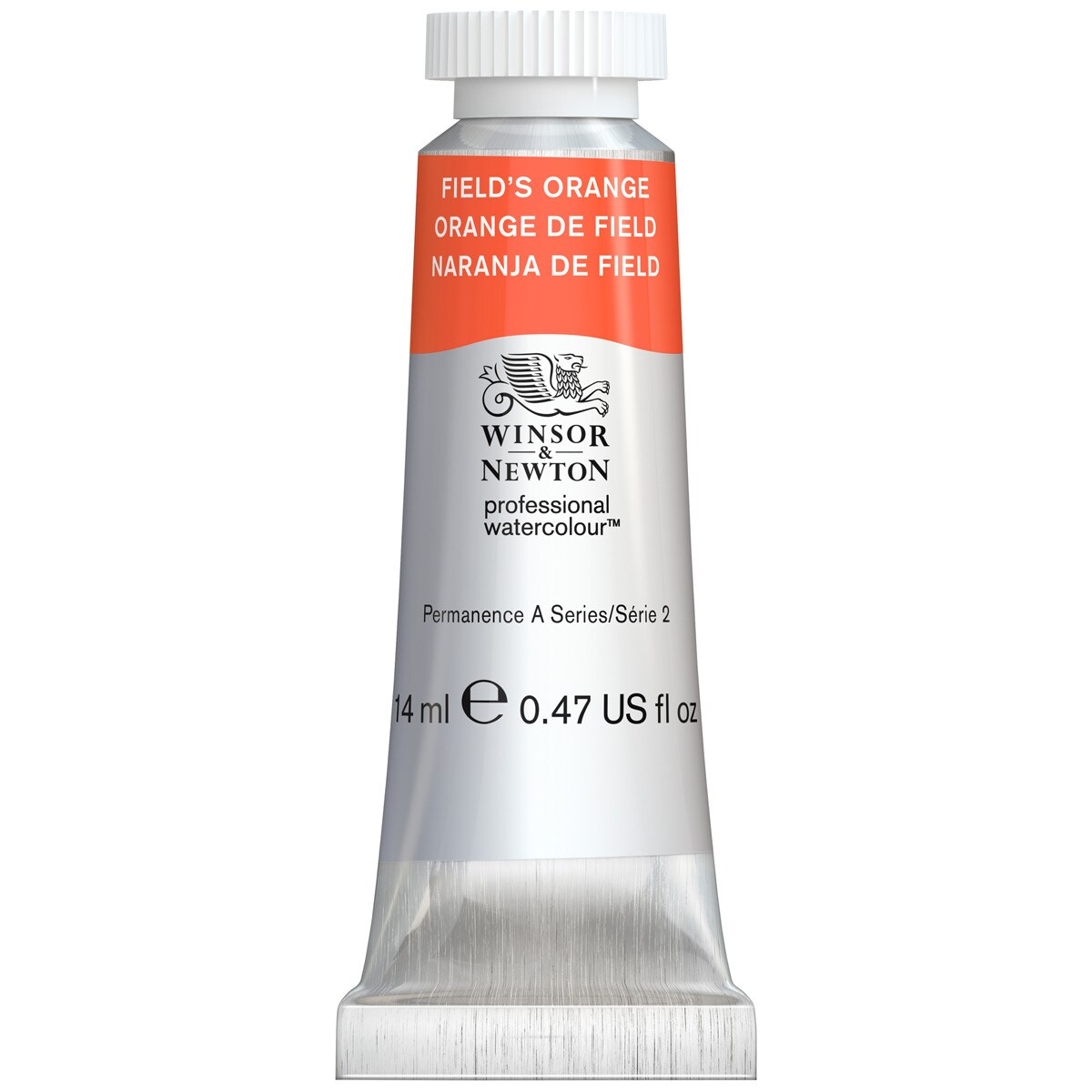 Tubo de aguarela profissional 14 ml Winsor&Newton Laranja Fields 1