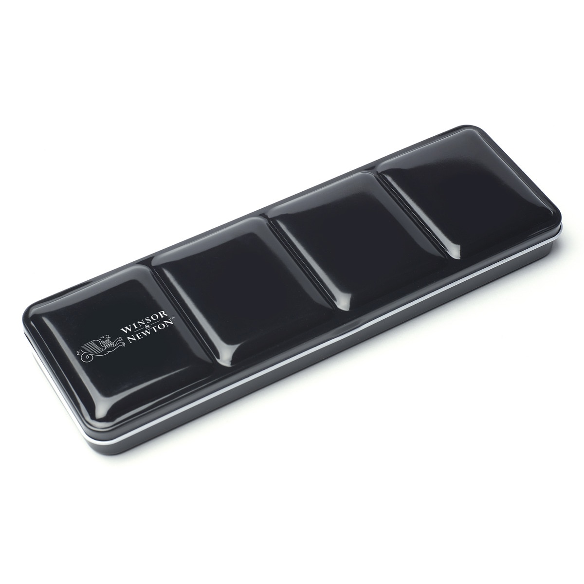Set caixa metálica preta 8 pastilhas de aguarela profissionais Winsor&Newton 5