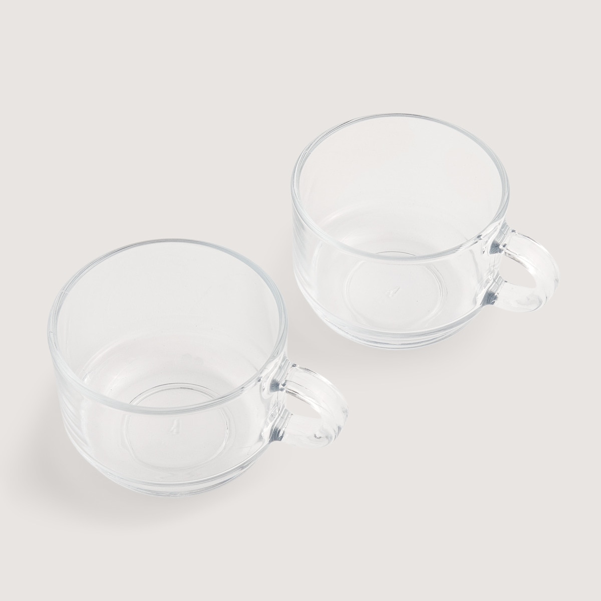 Set de 2 tazas de vidrio Cambridge Basics El Corte Inglés Transparente-2