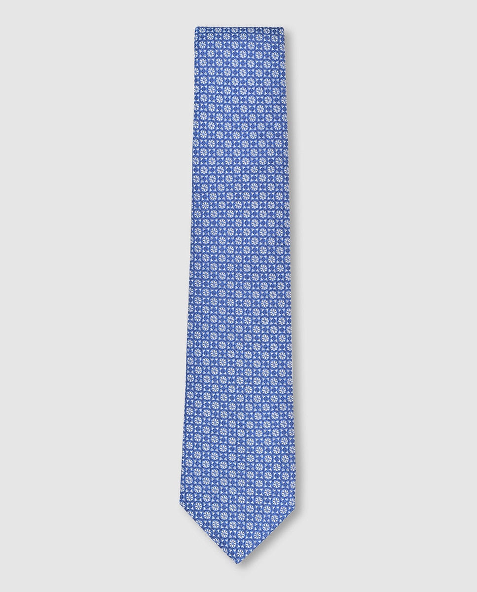 Gravata de Seda Premium Azul-marinho-1