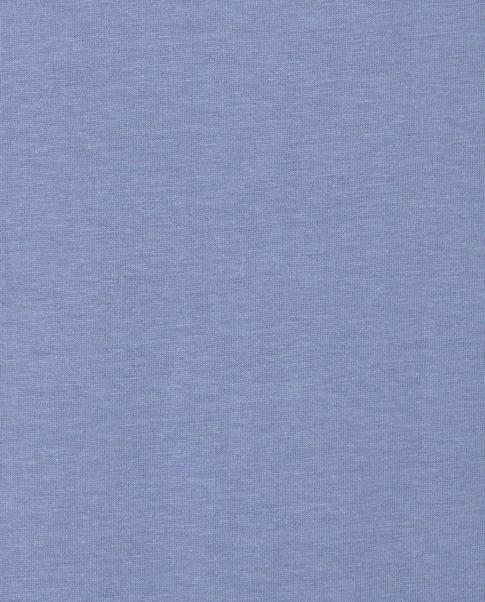 Camisón de mujer largo sin mangas Azul índigo-5