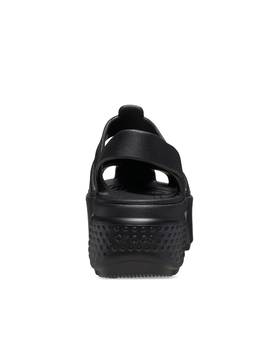 Crocs Stomp Fisherman Sandal para hombre y mujer Negro-5