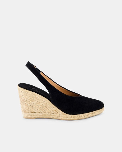 Imagen 0 de Yute de mujer cuña, 7 cuerdas destalonado pico en piel