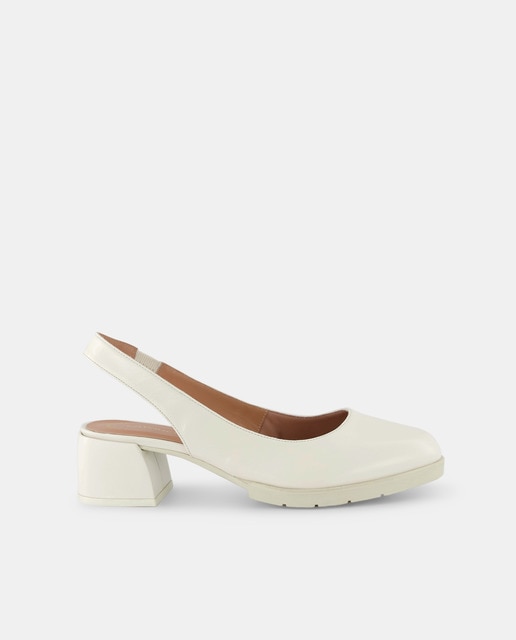 Imagem 0 de Sapatos de Salto Tipo Mules com Plataforma