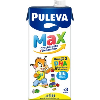 Crecimiento y Desarrollo preparado lácteo sin gluten desde 3 años brik 1 l - Puleva Max
