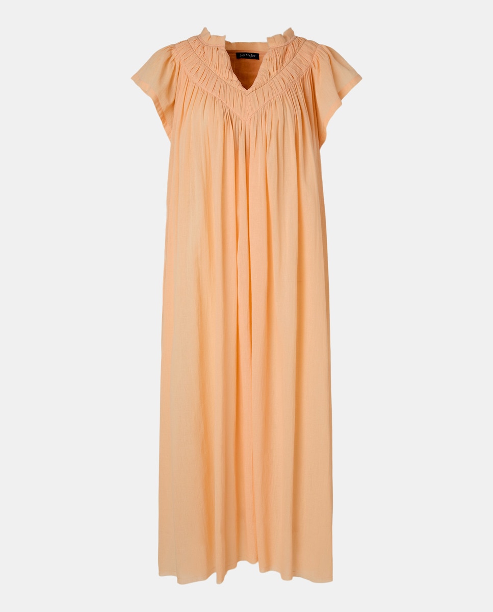 Kaftan de Praia com Manga Curta 650 Pêssego-2