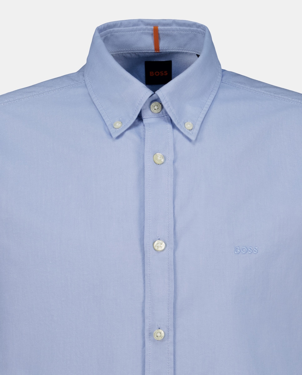 Camisa de Manga Comprida Azul-claro-5