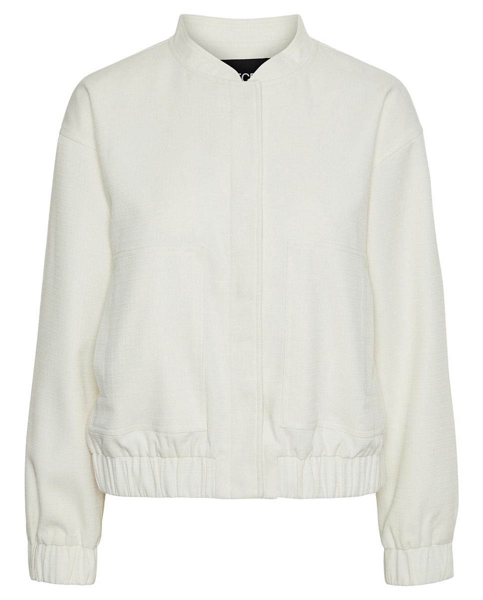 Blusão bomber Branco-5