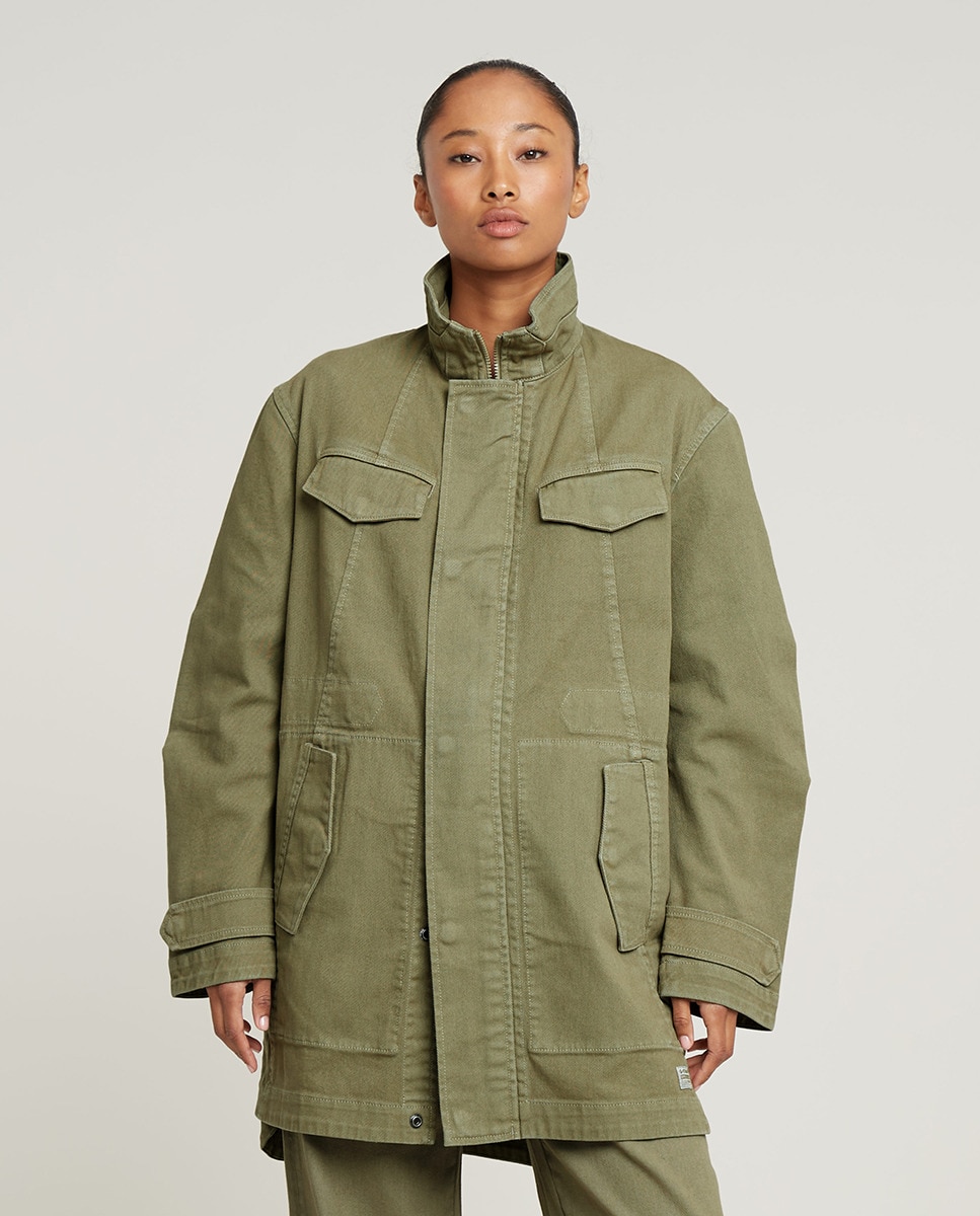 Parka Overdyed Verde-1