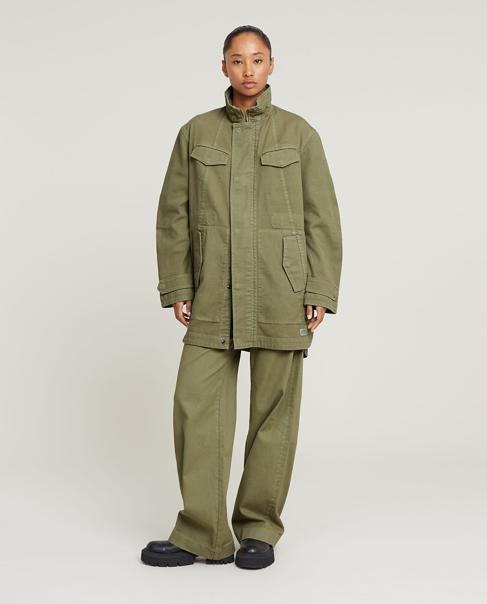 Parka Overdyed Verde-7
