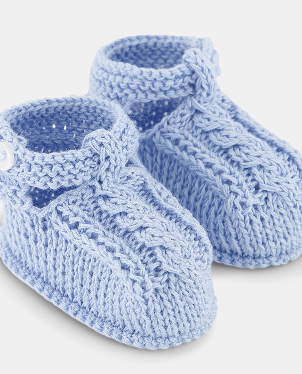 Sapatos de Verão de Bebé, Mão (Um Oito) Unissexo 400 Azul-5