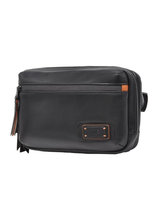 Imagem 0 de Bolsa de Cintura em Pele Genuína MP Bristol C250005 em Preto