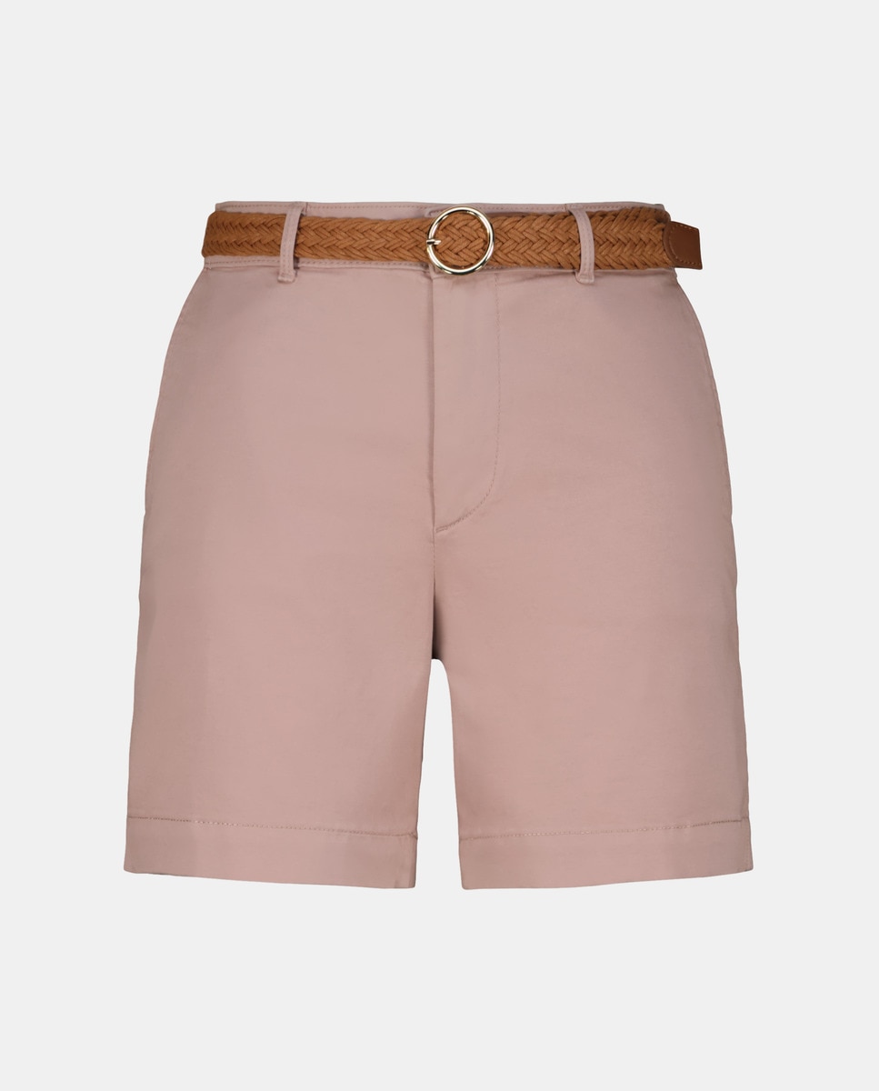 Bermudas com Cinto 200 Rosa-4