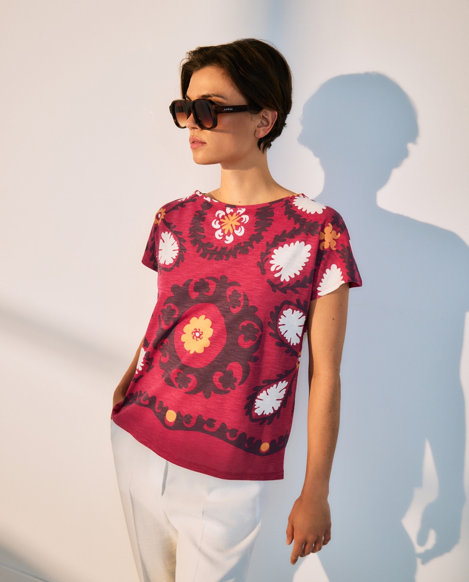 Blusa Estampada Blusas Naulover Corte Ingles Camisas Y Blusas De