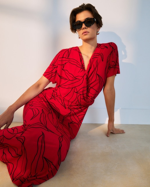 Vestido de punto midi