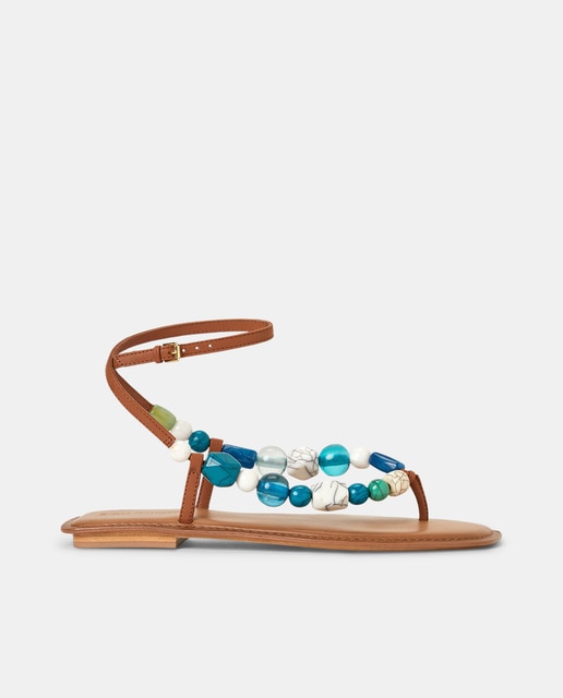 Imagen 0 de Sandalia de mujer con adorno de bolas