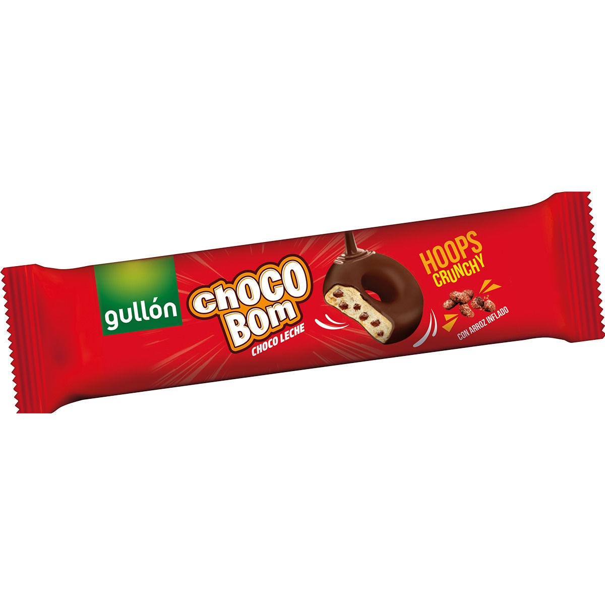 Choco Bom Bolachas de Chocolate de Leite Crunchy embalagem 128 g