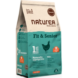 Alimento Seco para Cão Sénior sabor Galinha embalagem 2 kg - Naturea