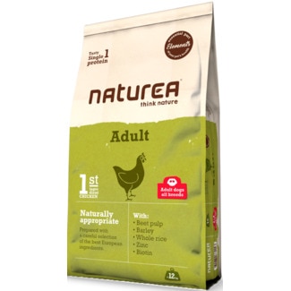 Alimento Seco para Cão Adulto sabor Galinha embalagem 12 kg - Naturea