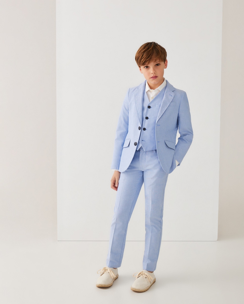 Blazer de menino 410 Azul Claro-1