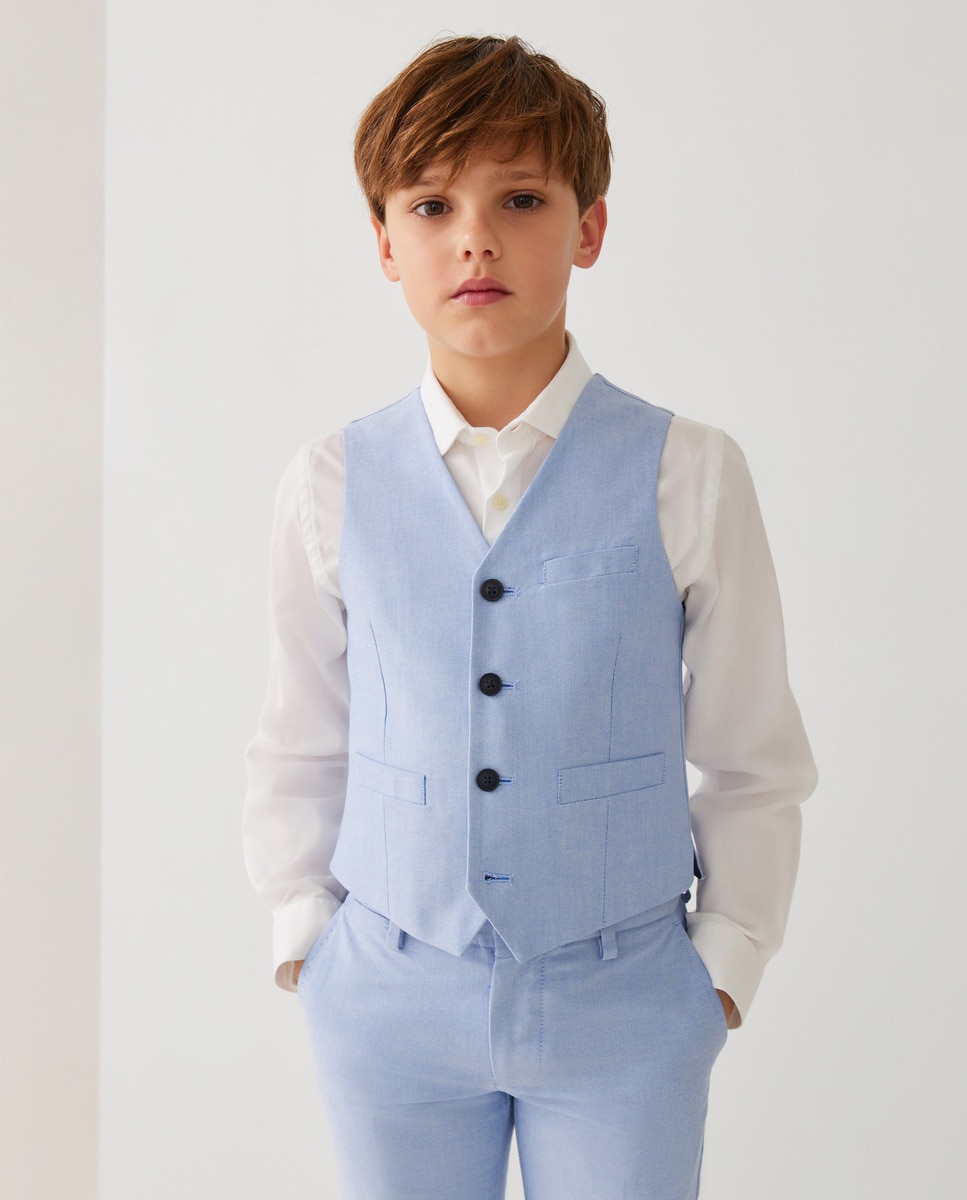 Colete Oxford 410 Azul Claro-1