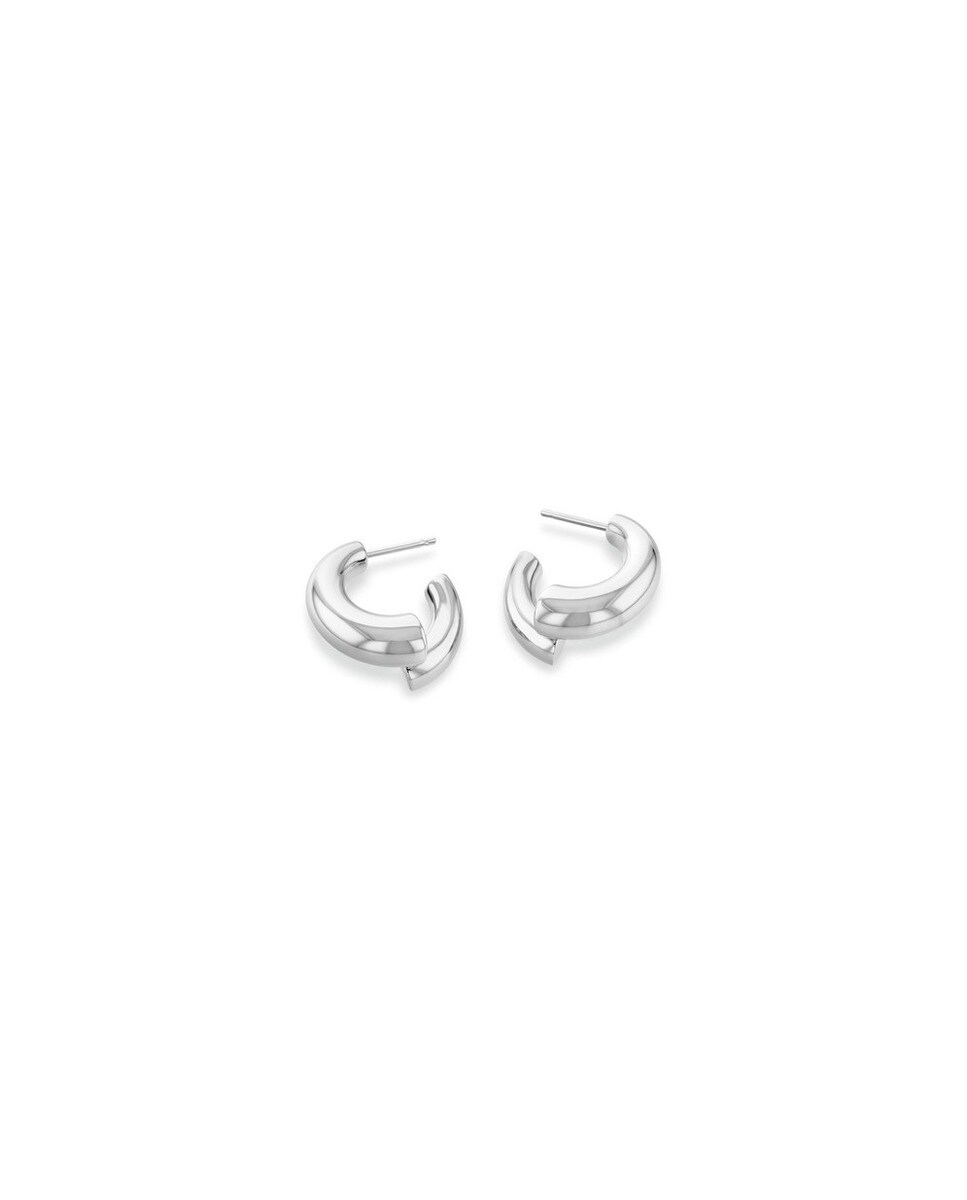 Brincos Spiral 35000764 Prateado-2