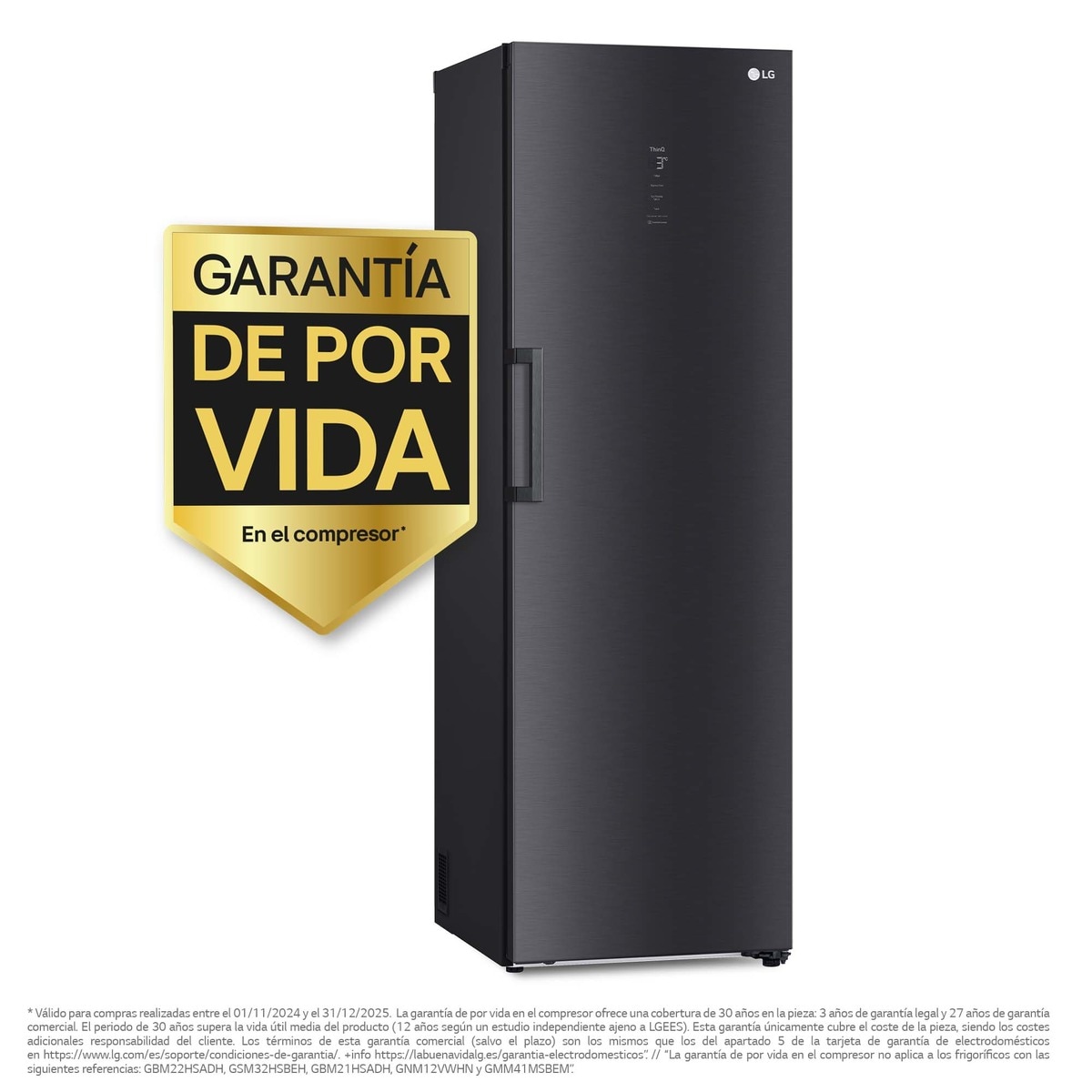 Frigorifico 1 puerta LG Door Cooling, No Frost - GLM71MCCSX Negro-4