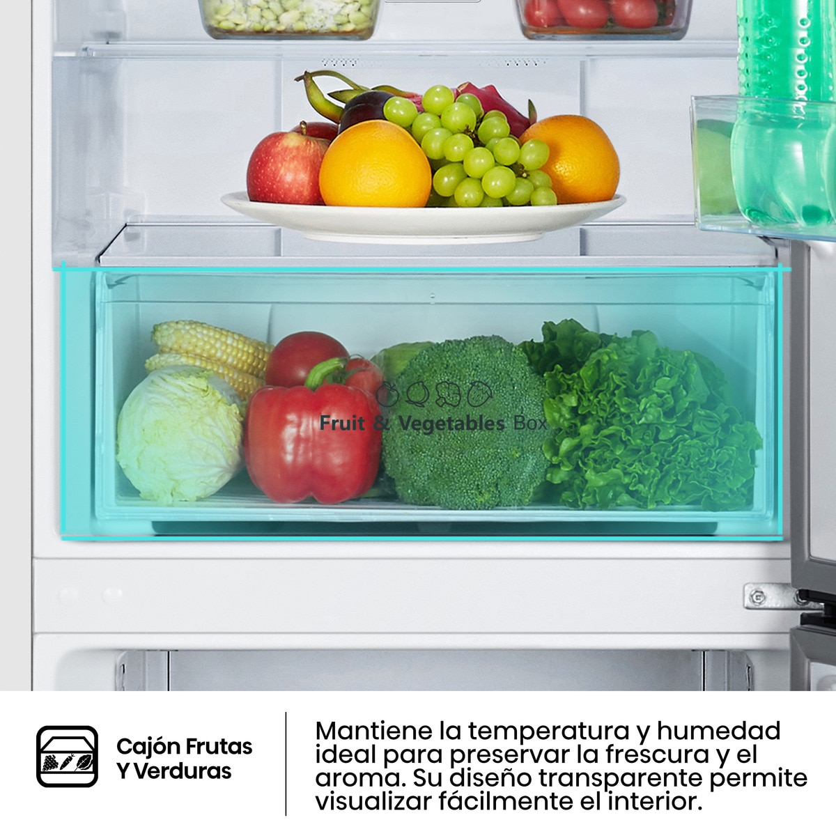 Frigorífico combi Hisense Total No Frost, Multi AirFlow - RB390N4BWC Blanco-12