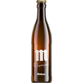 Reserva cerveza lager doble malta botella 33 cl - Mahou