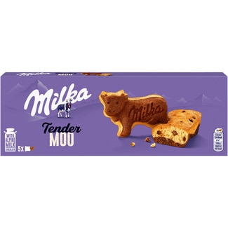 bizcochito tender Moo 5 unicades caja 140 g - Milka
