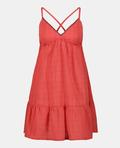 Imagen 0 de Vestido corto pico abalorio
