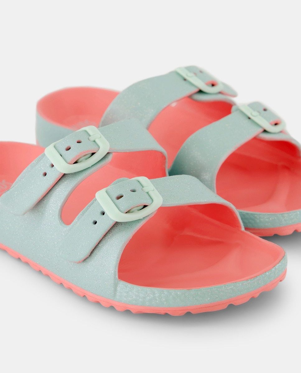 Sapatos de menina 450 Turquesa-5