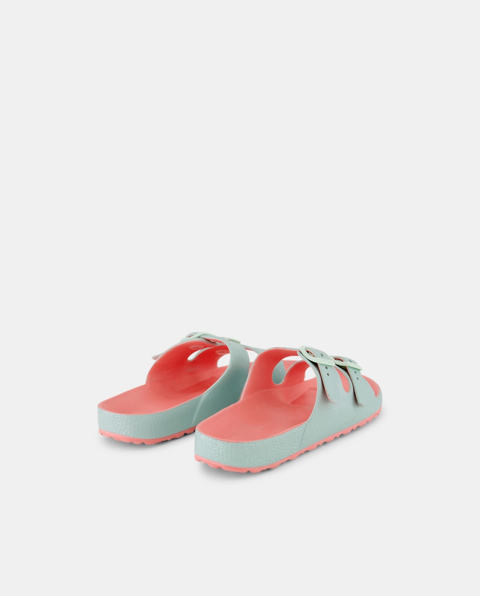 Sapatos de menina 450 Turquesa-3